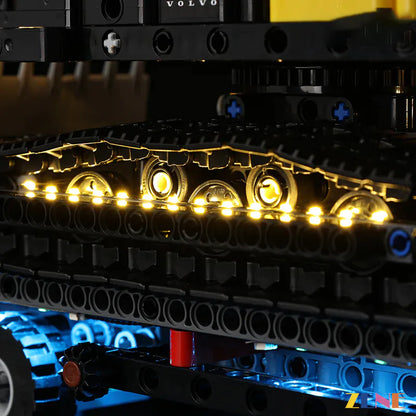 Kit de iluminación para camión LEGO Volvo FMX y excavadora eléctrica EC230 n.° 42175 