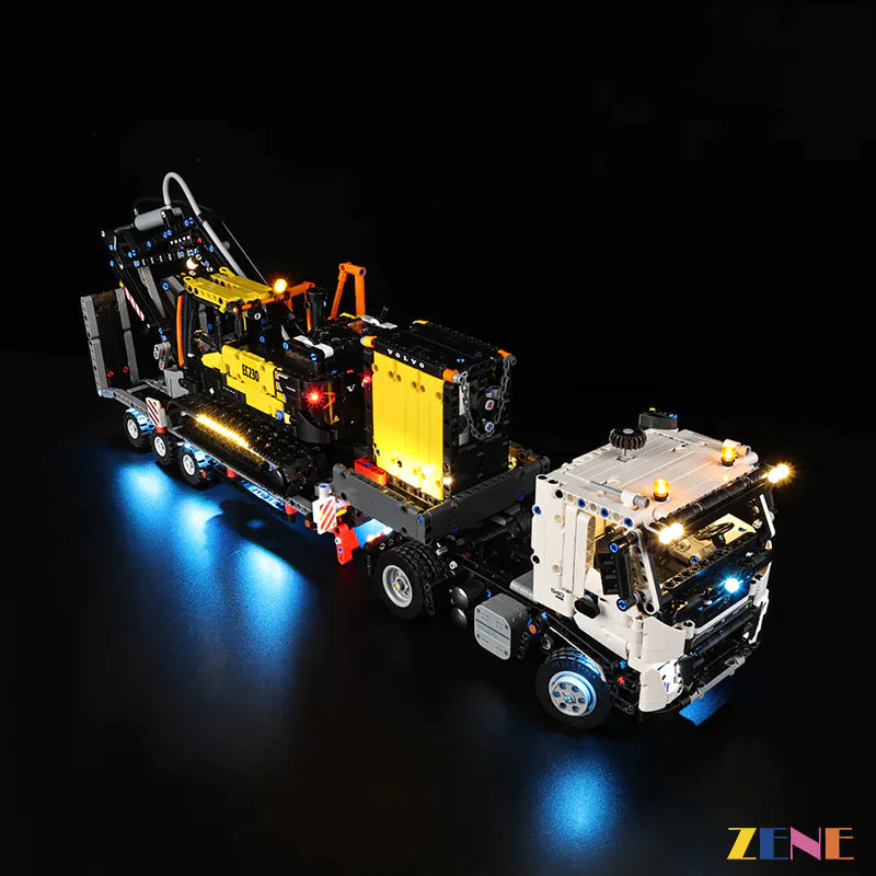 Kit de iluminación para camión LEGO Volvo FMX y excavadora eléctrica EC230 n.° 42175 