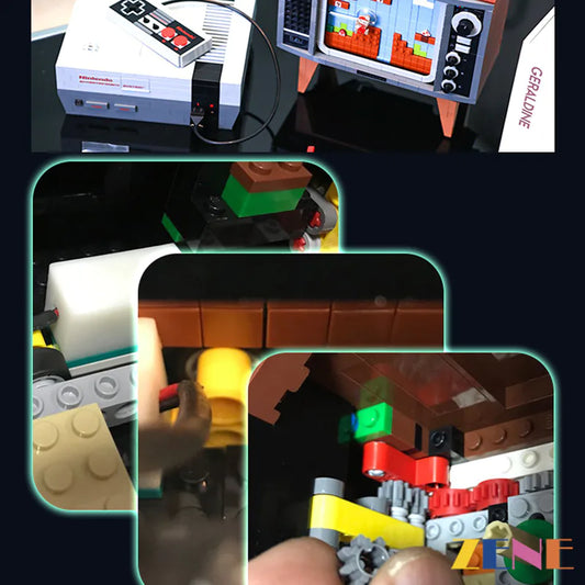 Kit de funciones de potencia para LEGO Super Mario Nintendo Entertainment System n.° 71374 motorizado