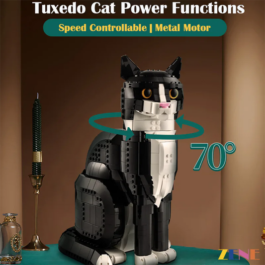 Kit motorizado para LEGO Tuxedo Cat Pet n.° 21349 Power Functions