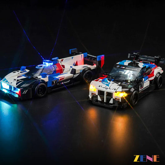 Kit de iluminación para coches de carreras LEGO BMW M4 GT3 y BMW M Hybrid V8 n.° 76922
