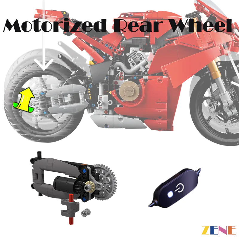 Kit motorizado para motocicleta LEGO Ducati Panigale V4S n.° 42202 Power Functions