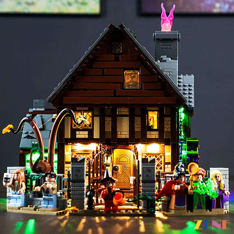 Kit de iluminación para LEGO Disney Hocus Pocus Sanderson Sisters' Cottage n.° 21341 Halloween