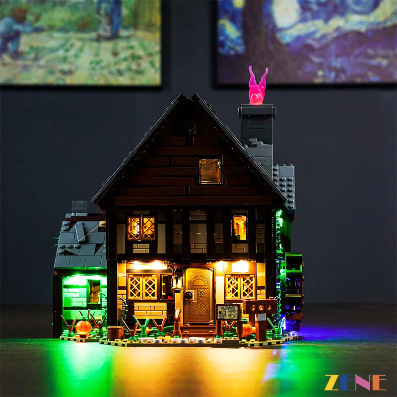 Kit de iluminación para LEGO Disney Hocus Pocus Sanderson Sisters' Cottage n.° 21341 Halloween