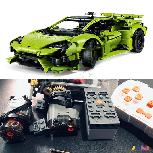 Funciones de potencia para LEGO Lamborghini Huracán Tecnica #42161 RC Motorizado